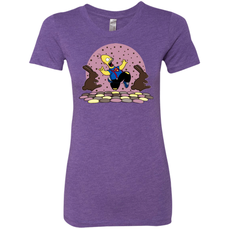 T-Shirts Purple Rush / Small The Land of Chocolate Women's Triblend T-Shirt