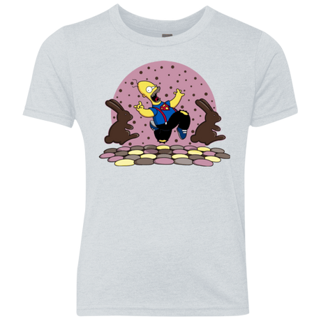 T-Shirts Heather White / YXS The Land of Chocolate Youth Triblend T-Shirt