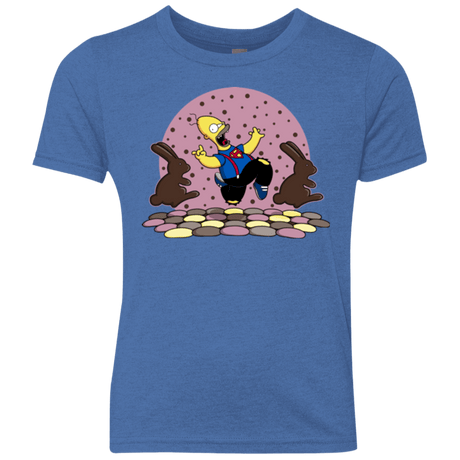 T-Shirts Vintage Royal / YXS The Land of Chocolate Youth Triblend T-Shirt