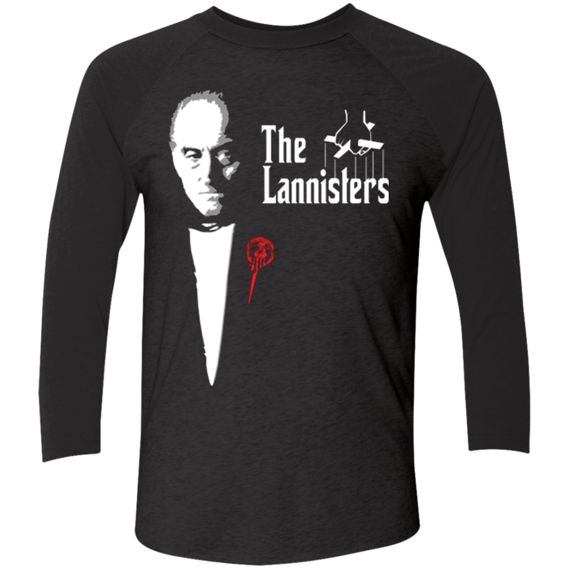 T-Shirts Vintage Black/Vintage Black / X-Small The Lannisters Men's Triblend 3/4 Sleeve