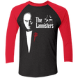 T-Shirts Vintage Black/Vintage Red / X-Small The Lannisters Men's Triblend 3/4 Sleeve