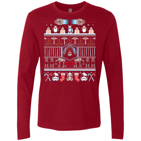 T-Shirts Cardinal / Small The Last Jedi Men's Premium Long Sleeve