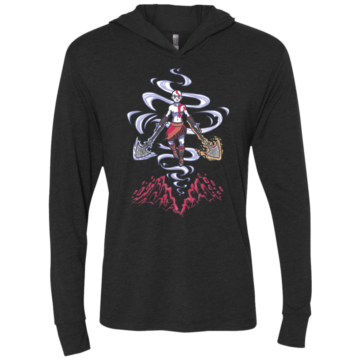 T-Shirts Vintage Black / X-Small The Last Warbender Triblend Long Sleeve Hoodie Tee