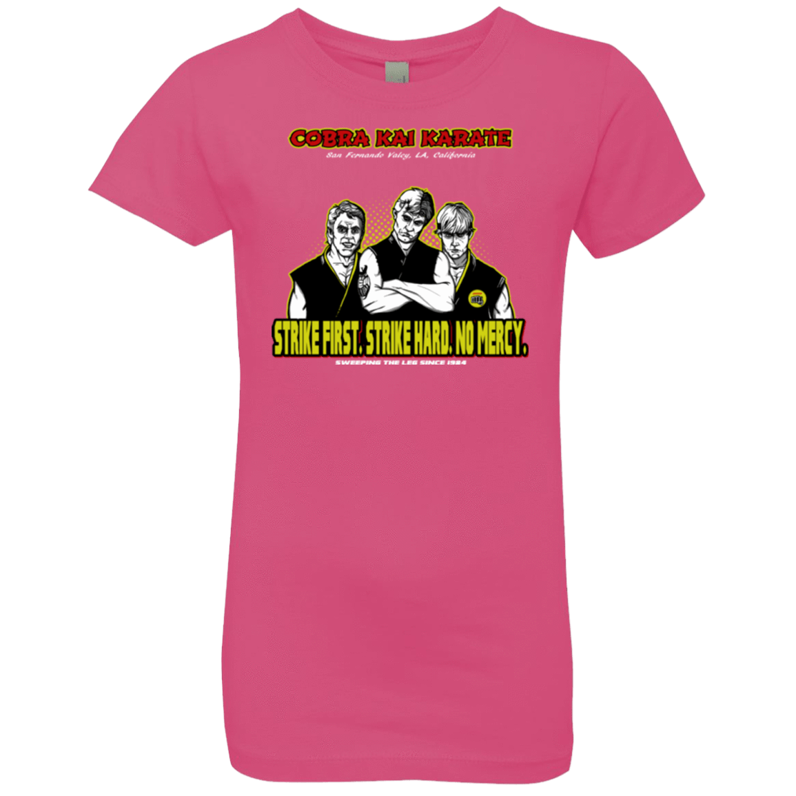 T-Shirts Hot Pink / YXS The Leg Sweepers Girls Premium T-Shirt