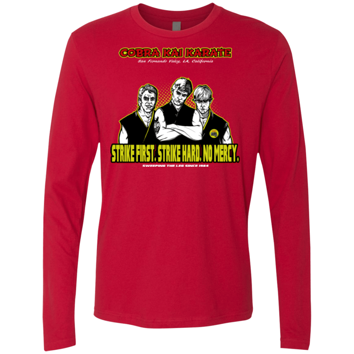 T-Shirts Red / Small The Leg Sweepers Men's Premium Long Sleeve