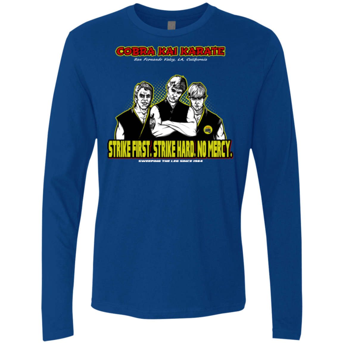 T-Shirts Royal / Small The Leg Sweepers Men's Premium Long Sleeve