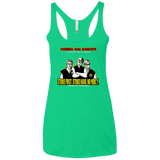 T-Shirts Envy / X-Small The Leg Sweepers Women's Triblend Racerback Tank