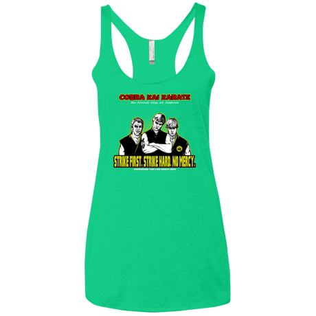 T-Shirts Envy / X-Small The Leg Sweepers Women's Triblend Racerback Tank
