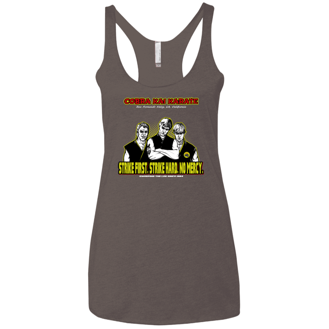 T-Shirts Macchiato / X-Small The Leg Sweepers Women's Triblend Racerback Tank