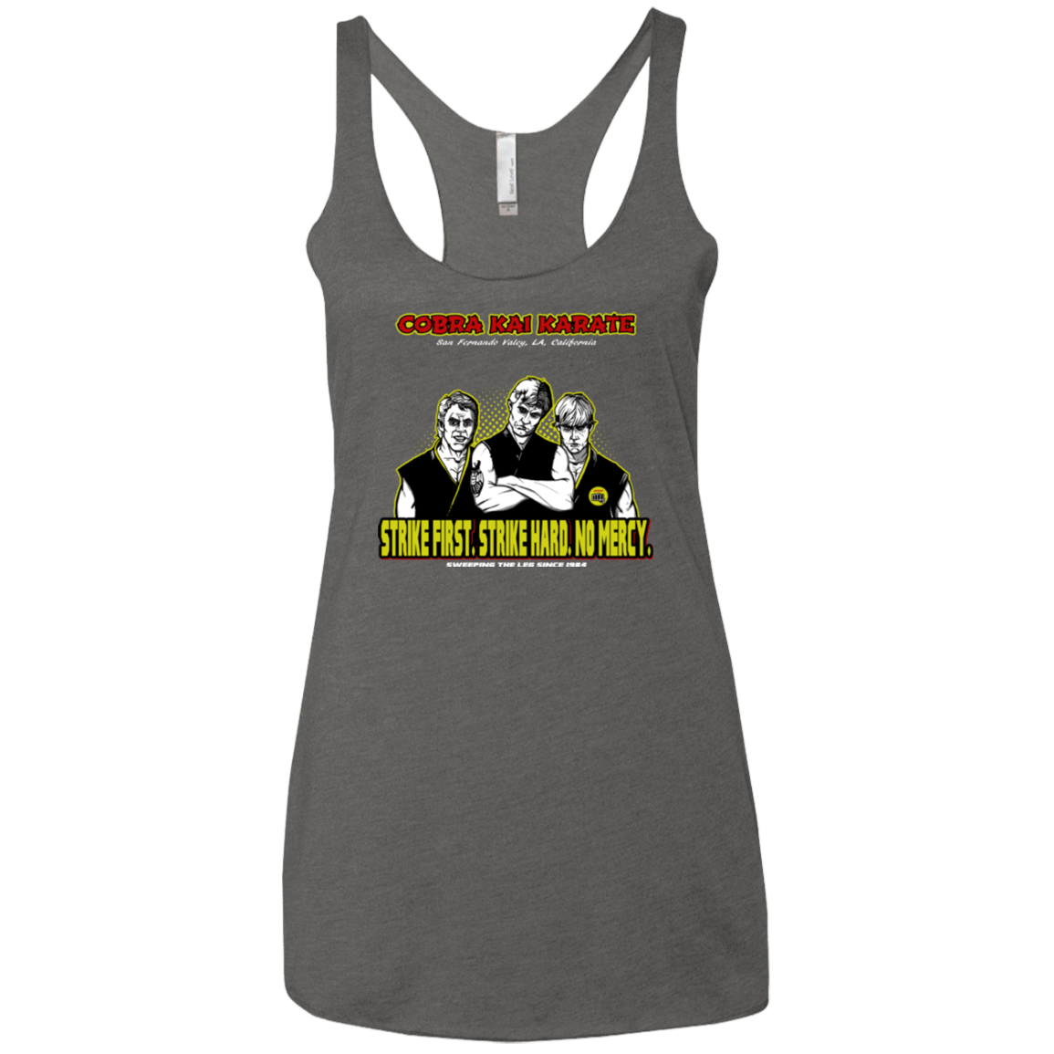 T-Shirts Premium Heather / X-Small The Leg Sweepers Women's Triblend Racerback Tank