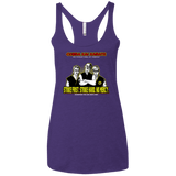 T-Shirts Purple Rush / X-Small The Leg Sweepers Women's Triblend Racerback Tank