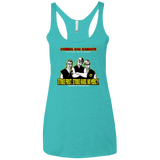 T-Shirts Tahiti Blue / X-Small The Leg Sweepers Women's Triblend Racerback Tank