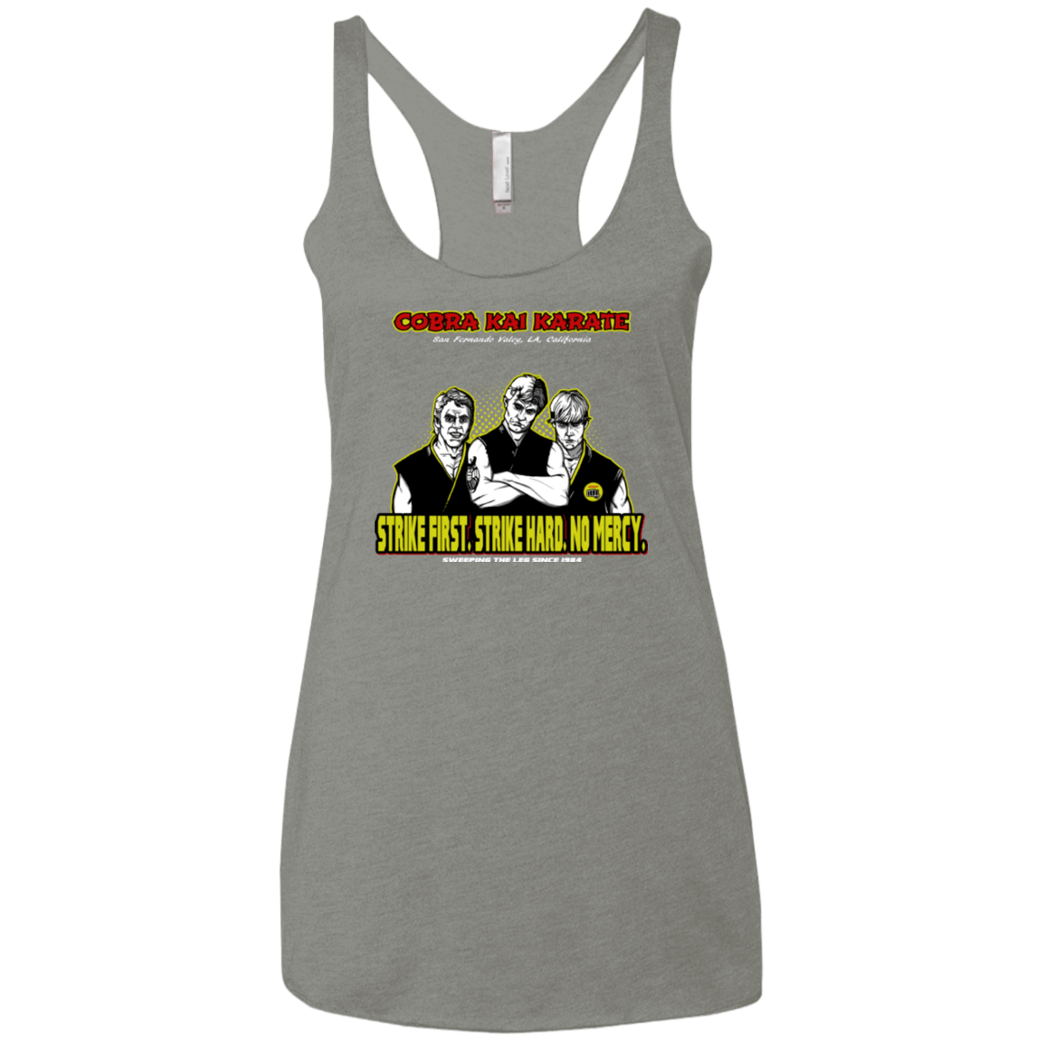 T-Shirts Venetian Grey / X-Small The Leg Sweepers Women's Triblend Racerback Tank