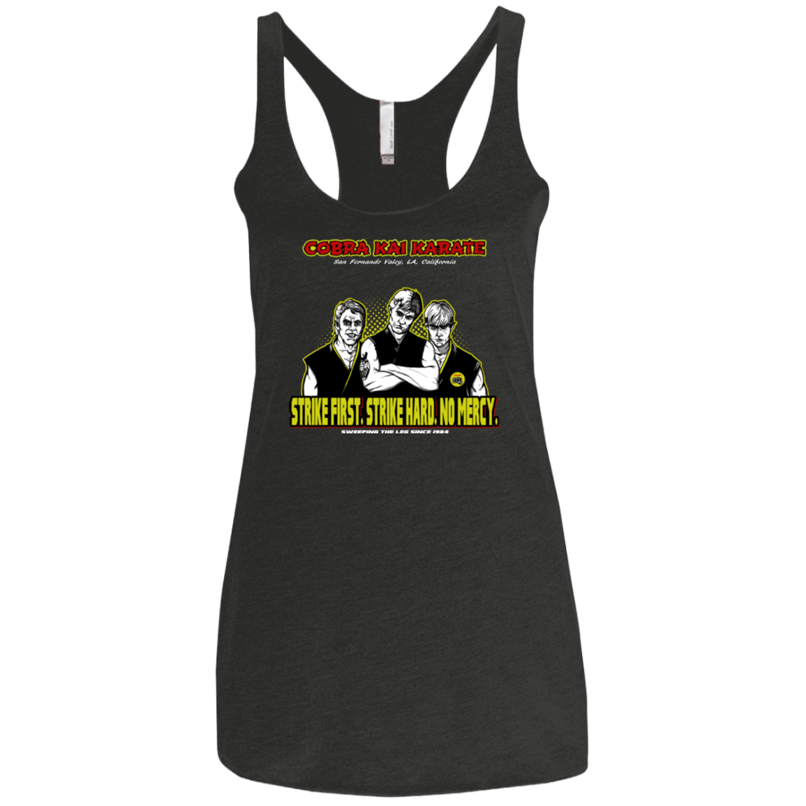 T-Shirts Vintage Black / X-Small The Leg Sweepers Women's Triblend Racerback Tank
