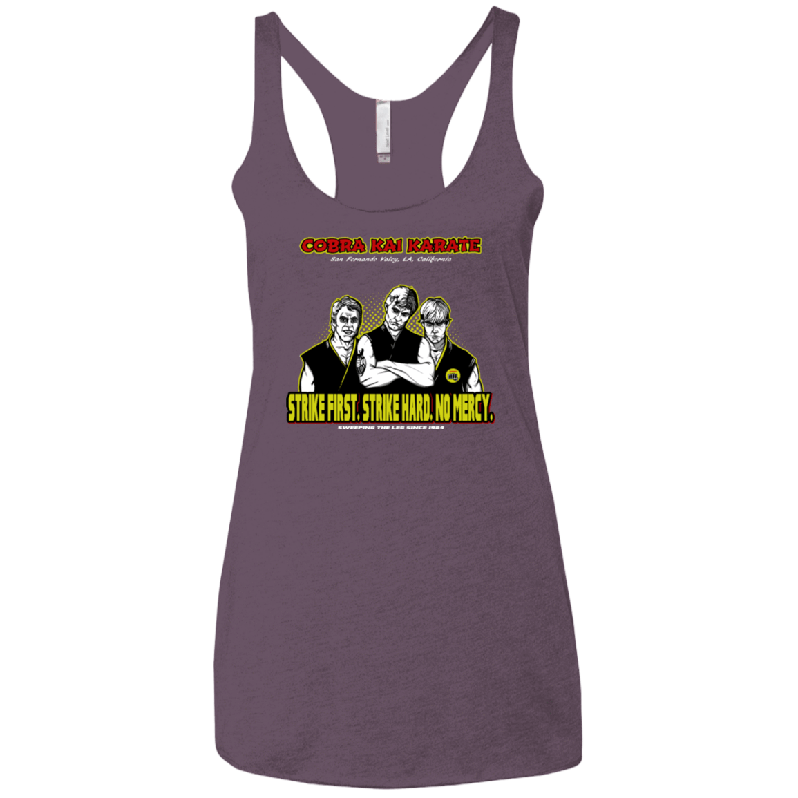 T-Shirts Vintage Purple / X-Small The Leg Sweepers Women's Triblend Racerback Tank