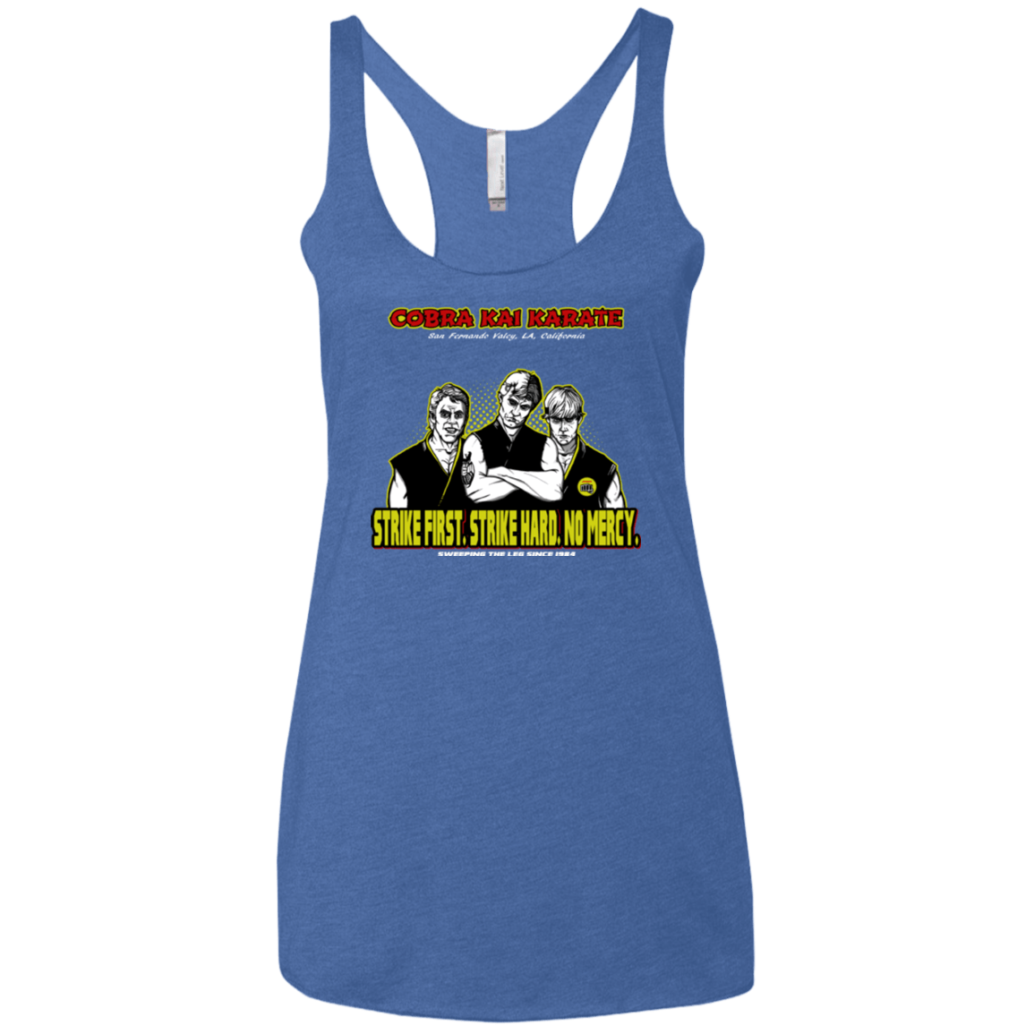 T-Shirts Vintage Royal / X-Small The Leg Sweepers Women's Triblend Racerback Tank