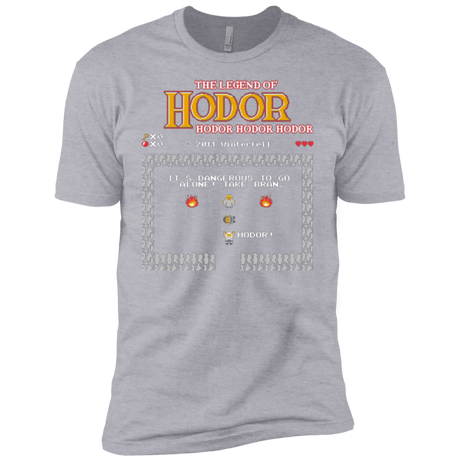 T-Shirts Heather Grey / YXS The Legend of Hodor Boys Premium T-Shirt