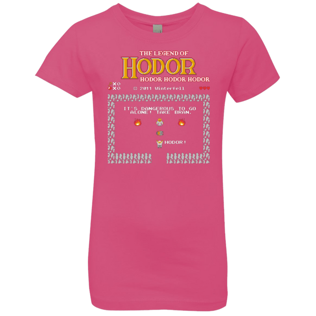 T-Shirts Hot Pink / YXS The Legend of Hodor Girls Premium T-Shirt