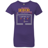 T-Shirts Purple Rush / YXS The Legend of Hodor Girls Premium T-Shirt