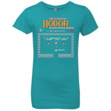 T-Shirts Tahiti Blue / YXS The Legend of Hodor Girls Premium T-Shirt