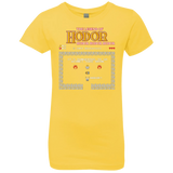 T-Shirts Vibrant Yellow / YXS The Legend of Hodor Girls Premium T-Shirt