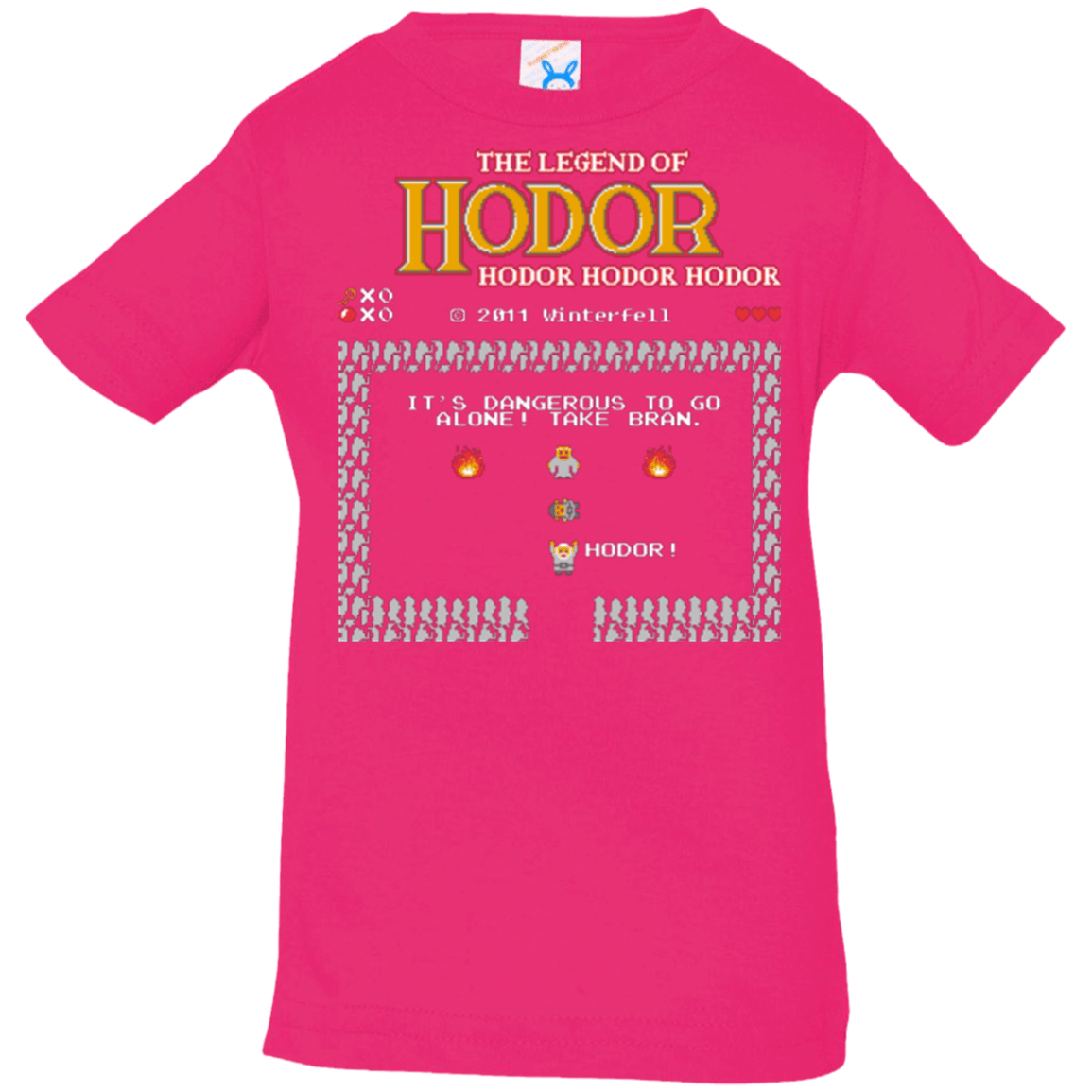 T-Shirts Hot Pink / 6 Months The Legend of Hodor Infant Premium T-Shirt