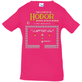 T-Shirts Hot Pink / 6 Months The Legend of Hodor Infant Premium T-Shirt