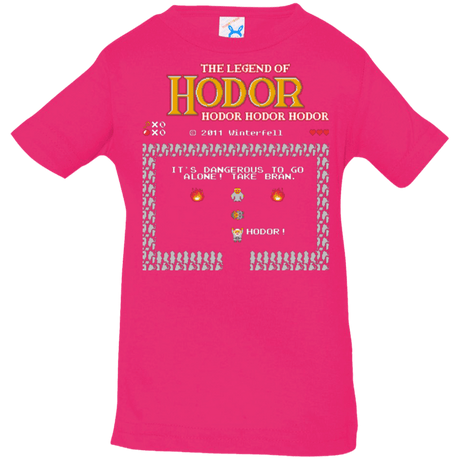 T-Shirts Hot Pink / 6 Months The Legend of Hodor Infant Premium T-Shirt