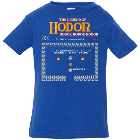 T-Shirts Royal / 6 Months The Legend of Hodor Infant Premium T-Shirt