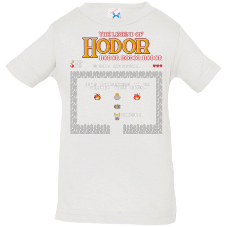 T-Shirts White / 6 Months The Legend of Hodor Infant Premium T-Shirt