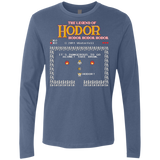T-Shirts Indigo / Small The Legend of Hodor Men's Premium Long Sleeve