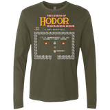 T-Shirts Military Green / Small The Legend of Hodor Men's Premium Long Sleeve
