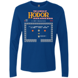 T-Shirts Royal / Small The Legend of Hodor Men's Premium Long Sleeve