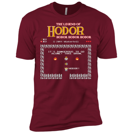 T-Shirts Cardinal / X-Small The Legend of Hodor Men's Premium T-Shirt