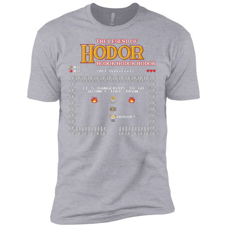 T-Shirts Heather Grey / X-Small The Legend of Hodor Men's Premium T-Shirt