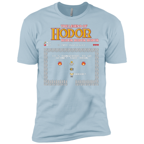 T-Shirts Light Blue / X-Small The Legend of Hodor Men's Premium T-Shirt