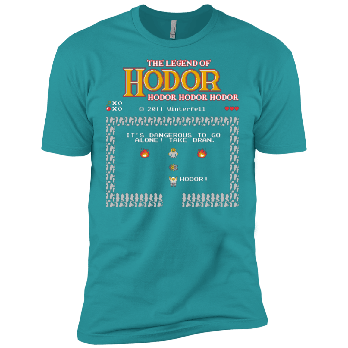 T-Shirts Tahiti Blue / X-Small The Legend of Hodor Men's Premium T-Shirt