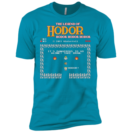 T-Shirts Turquoise / X-Small The Legend of Hodor Men's Premium T-Shirt