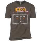 T-Shirts Warm Grey / X-Small The Legend of Hodor Men's Premium T-Shirt