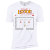 T-Shirts White / X-Small The Legend of Hodor Men's Premium T-Shirt