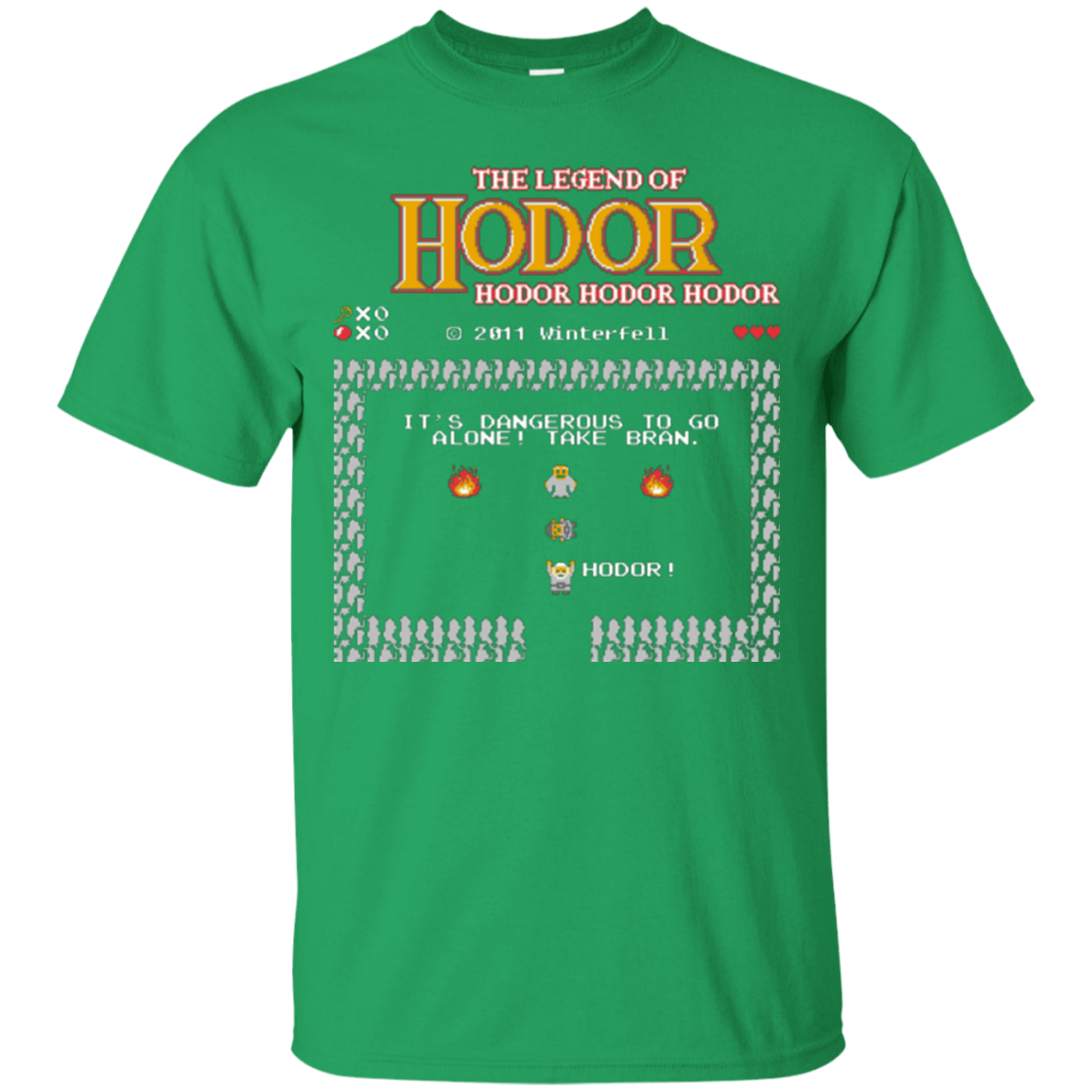 T-Shirts Irish Green / Small The Legend of Hodor T-Shirt