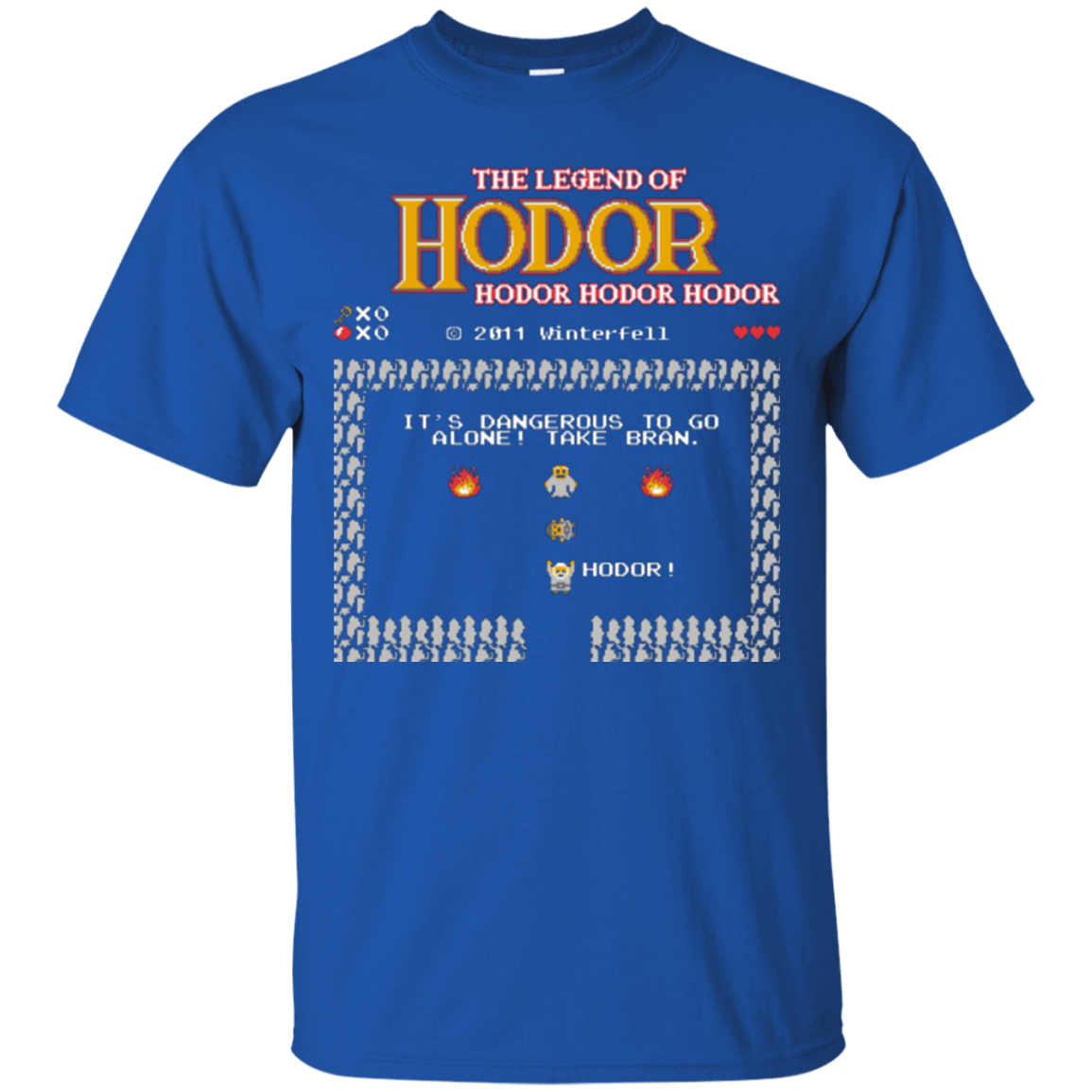 T-Shirts Royal / Small The Legend of Hodor T-Shirt