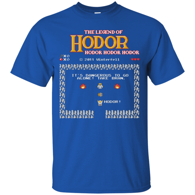 T-Shirts Royal / Small The Legend of Hodor T-Shirt