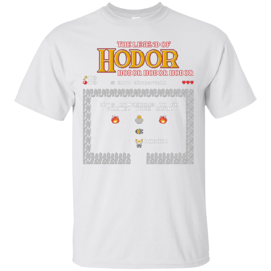 T-Shirts White / Small The Legend of Hodor T-Shirt