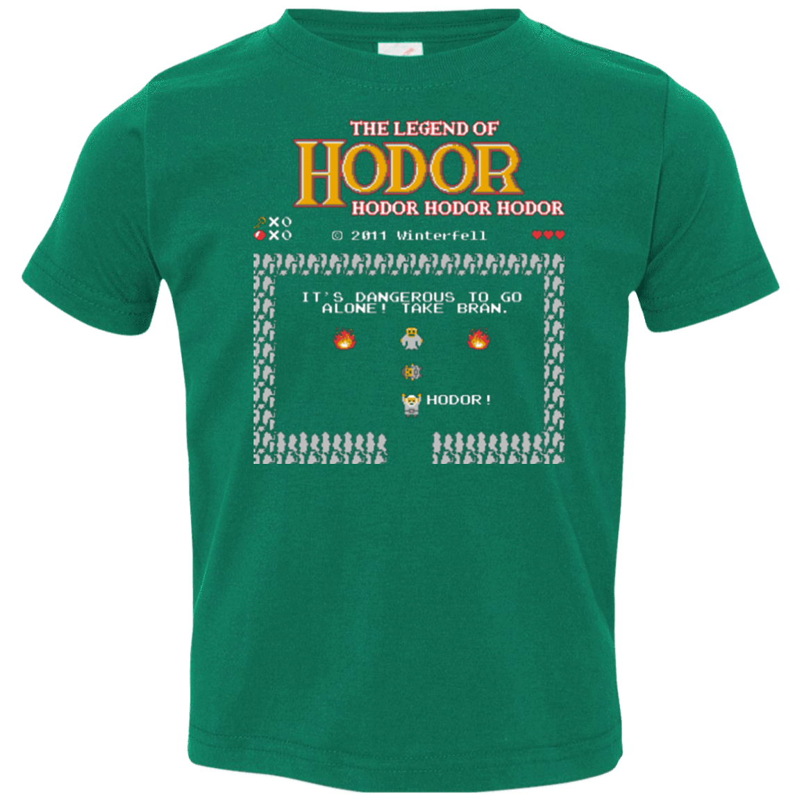 T-Shirts Kelly / 2T The Legend of Hodor Toddler Premium T-Shirt
