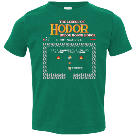 T-Shirts Kelly / 2T The Legend of Hodor Toddler Premium T-Shirt