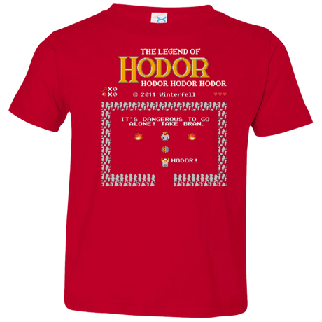 T-Shirts Red / 2T The Legend of Hodor Toddler Premium T-Shirt