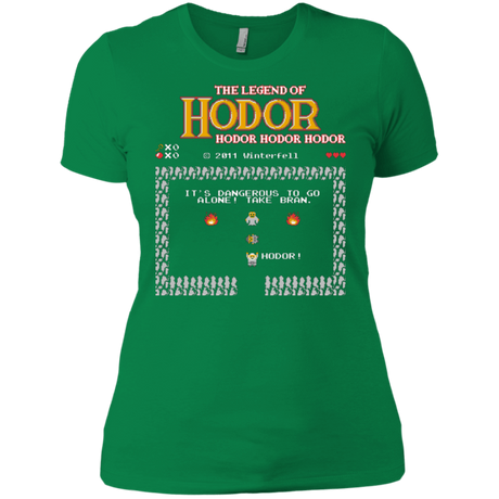 T-Shirts Kelly Green / X-Small The Legend of Hodor Women's Premium T-Shirt