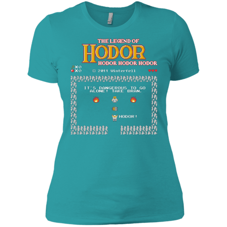 T-Shirts Tahiti Blue / X-Small The Legend of Hodor Women's Premium T-Shirt