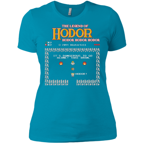 T-Shirts Turquoise / X-Small The Legend of Hodor Women's Premium T-Shirt